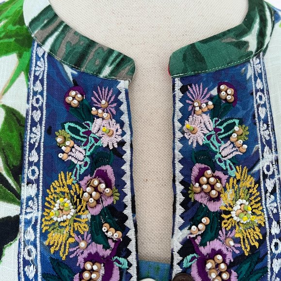 Soft Surroundings - Tunic Floral with Beading - PXL Petite XL - Picture 12 of 14